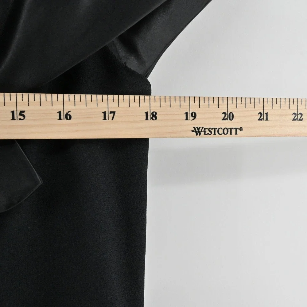 Vtg Morton Myles Dress Size 10‎ Whimsigoth Dark Romantic Gown Formal Maxi Slit - Picture 4 of 13